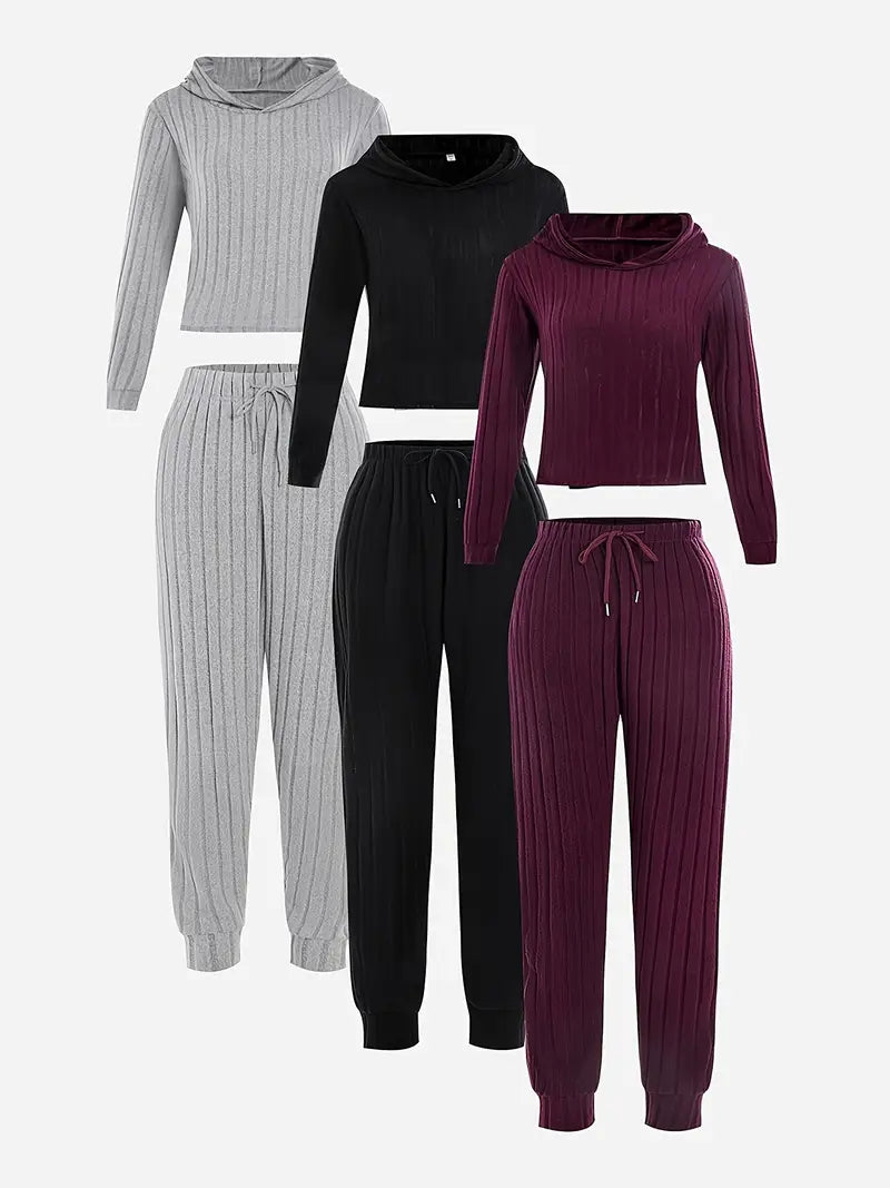 Set 3 Treninguri pentru Femei din Tricot Model 2026 