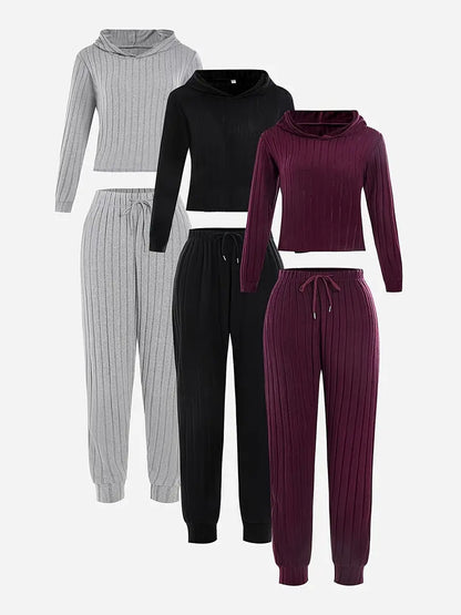 Set 3 Treninguri pentru Femei din Tricot Model 2026 